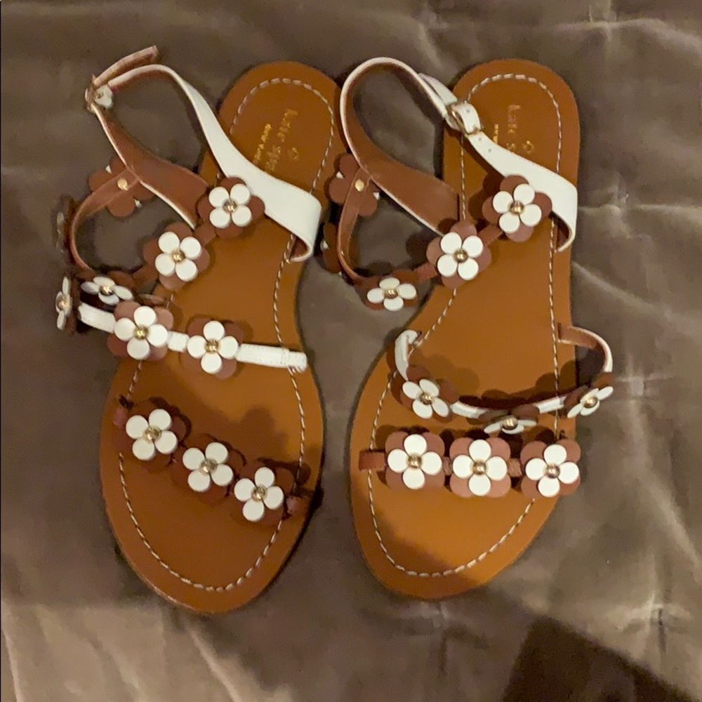 Kate Spade Floral flat sandals